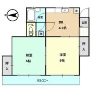 平和台コーポラスの間取り画像