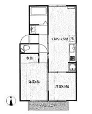 メゾン大井Aの間取り画像