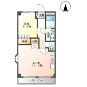 サンシャイン.B.江藤の間取り画像