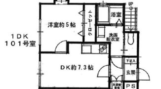 HB浜町IIの間取り画像