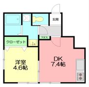 HB浜町IIの間取り画像