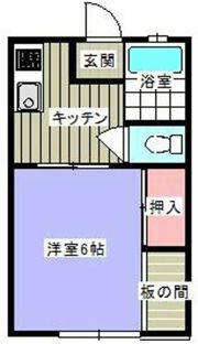 大熊ハイツの間取り画像
