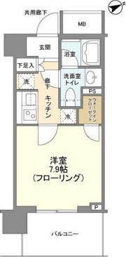 ブランズタワー大船の間取り画像