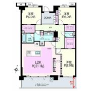 Nisshin Grandpalace 茅ヶ崎東海岸の間取り画像
