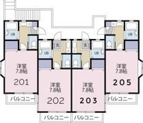 ピュアコートSANADAの間取り画像