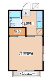 ハイツウメダの間取り画像