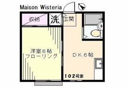 Maison Wisteria（メゾン ウィステリア）の間取り画像