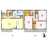鳥ヶ丘戸建 Cの間取り画像