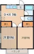 平成ハイツ10号棟の間取り画像