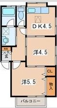 ミナミグレーハイツの間取り画像