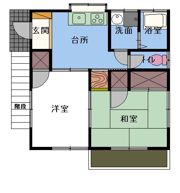 横内ハイツの間取り画像