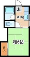 コーポオカベAの間取り画像