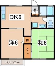 ハイツ井上Dの間取り画像