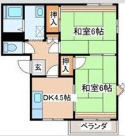KプラットハウスB棟の間取り画像