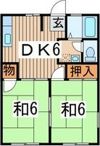 コーポ宮田Dの間取り画像
