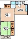 藤コーポの間取り画像