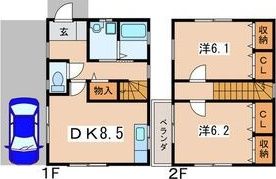 小沢様貸家の間取り画像