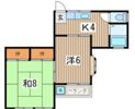 藤コーポの間取り画像