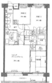ヴィルヌーブ横浜・港南台の間取り画像