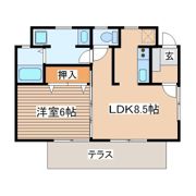 斎藤貸家の間取り画像