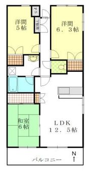 緑園都市プレーヌの間取り画像