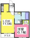 HebelMaison湘南片瀬Iの間取り画像