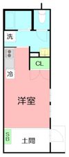 エルミタージュ東海大学の間取り画像