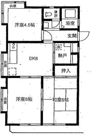 小山コーポの間取り画像