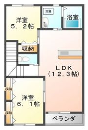 カーサドルチェの間取り画像