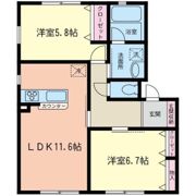 エスポワール湘南の間取り画像