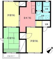 ルミエール・オオキIの間取り画像