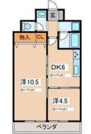 ココス八重咲の間取り画像