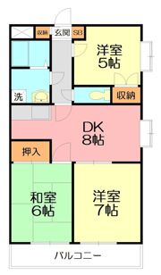 グリーンヒルサイトウ弐番館の間取り画像