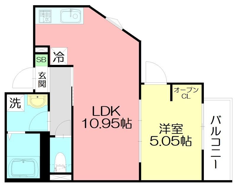 近くのクリエイトエス・ディー藤沢本鵠沼店まで664m（徒歩9分）