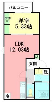 GRADUS藤沢の間取り画像