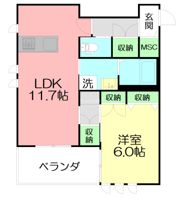 グリーンテラスIIIの間取り画像