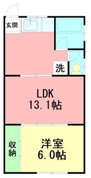 センターハウスの間取り画像