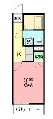 ガイア春日町の間取り画像
