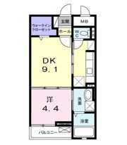 アスペルジュの間取り画像