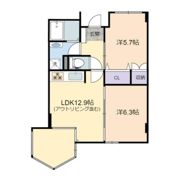 アネーロ上粕屋の間取り画像