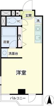ロアールハイツの間取り画像