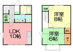 鈴木メゾネットの間取り画像