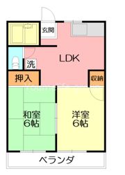 フェリオ小園の間取り画像