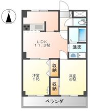 エスポワール茅ヶ崎の間取り画像