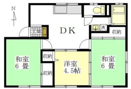 タカバンハイツの間取り画像