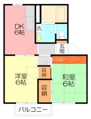 フレグランスBの間取り画像