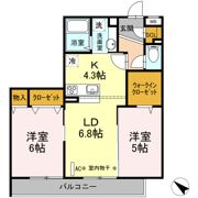 エクレール原宿の間取り画像