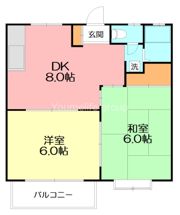 山栄グランドハイツの間取り画像