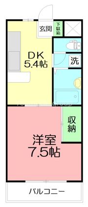 アミカルメント萩原の間取り画像