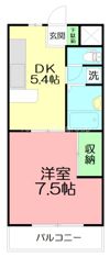 アミカルメント萩原の間取り画像